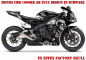 Preview: Beispiel Bild für die Farben, Skull Schwarz für Honda CBR 1000RR 2012-2017